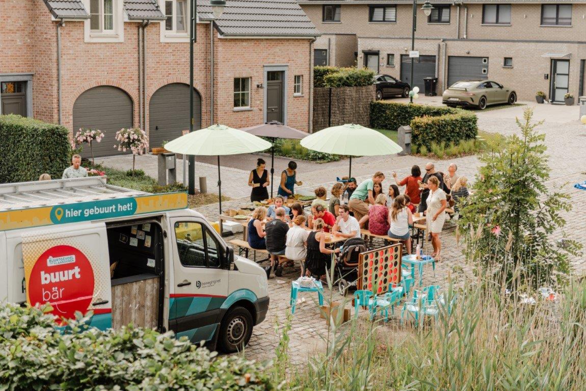 Buurtfeest op straat